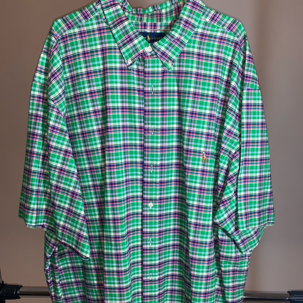 Ralph Lauren.. Big and Tall button- down: Size 4XL